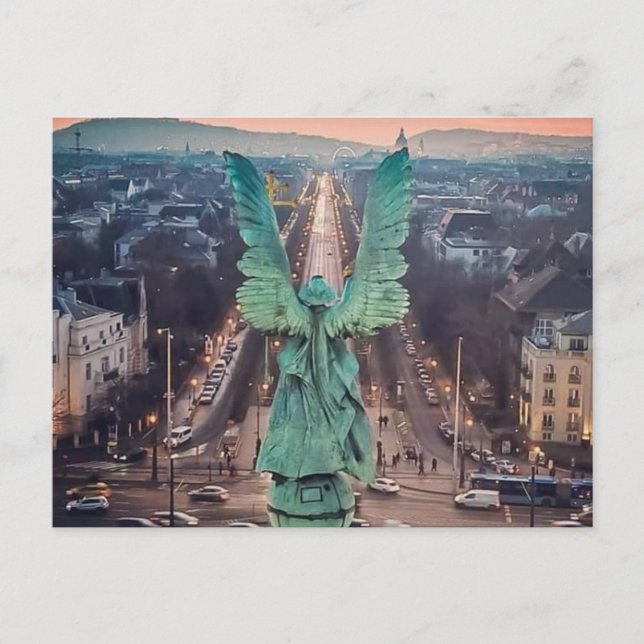 Cartão Postal De Anúncio Quadrado de Heróis   (Frente)