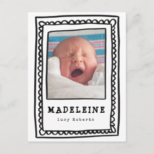 Cartão Postal De Anúncio quadro quirky