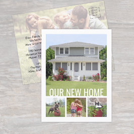 Cartão Postal De Anúncio Qualquer Alteração de Texto da Colagem de Fotos do