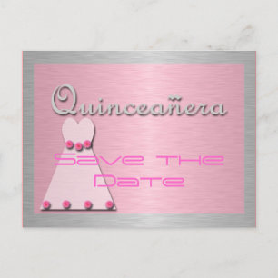 Cartão Postal De Anúncio Quinceanera