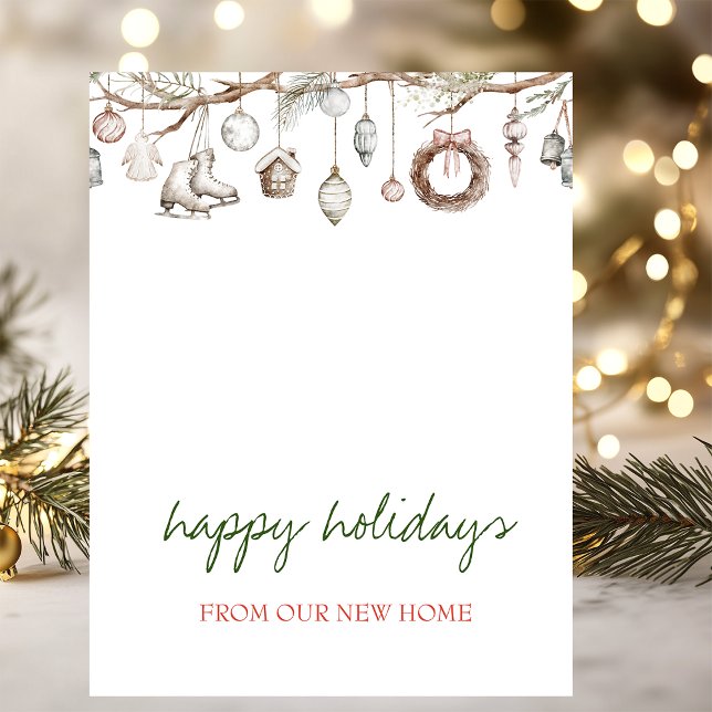 Cartão Postal De Anúncio Red Santa Baby Bear Christmas Clothesline (Criador carregado)