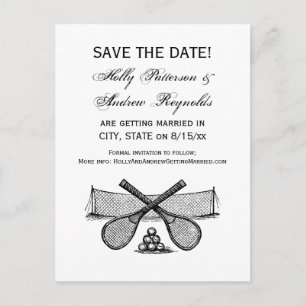 Cartão Postal De Anúncio Rede de Tênis Vintage Esportivo, Raquetes Cruzadas