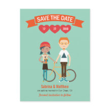 Retrato de Casal de Desenho Animado Ilustrado para