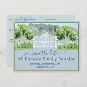 Cartão Postal De Anúncio Reunião Familiar Guardar o Código QR do País de Da