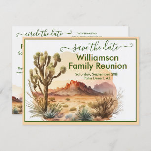 Cartão Postal De Anúncio Reunião Familiar Salvar a Data Código QR Sudoeste