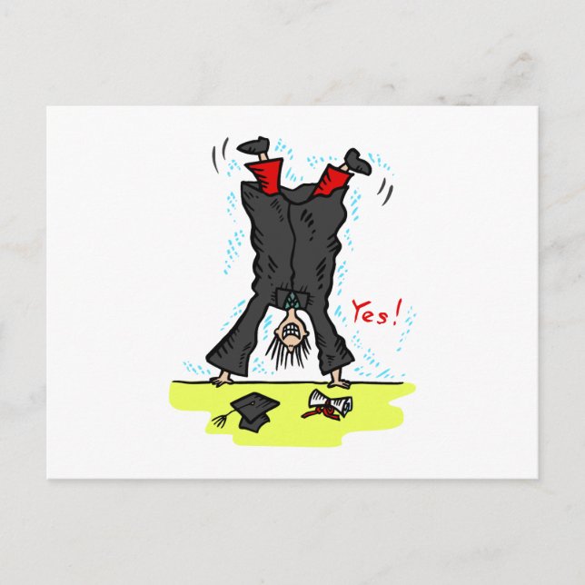 Cartão Postal De Anúncio Roda de Graduação (Frente)