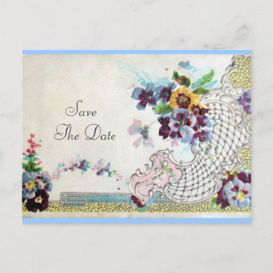 CARTÃO POSTAL DE ANÚNCIO ROMANTICA 2 SALVAR A DATA