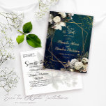 Cartão Postal De Anúncio Romântico Emerald Green Floral Dourado Salve a Dat<br><div class="desc">Experimente o casamento da opulência e elegância com o nosso Romântico Emerald Green Dourado Floral Salve o Cartão-Postal de Anúncio de Data. Criado com amor por Mylini Design, cada carta é um testemunho do nosso compromisso com a excelência e o estilo. A design apresenta um tema botânico encantador com modos...</div>