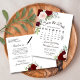 Cartão Postal De Anúncio Rosa vermelha Wedding Elegante Salvar o Calendário (Criador carregado)