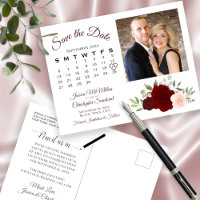 Rosas Vermelhas e Rosa Foto e Calendário Salvar a 