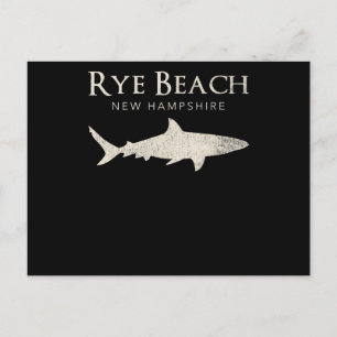 Cartão Postal De Anúncio Rye Beach New Hampshire - Presentes do trevo de tu