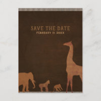 Safari Africano Zoológico da Selva Casamento Vinta