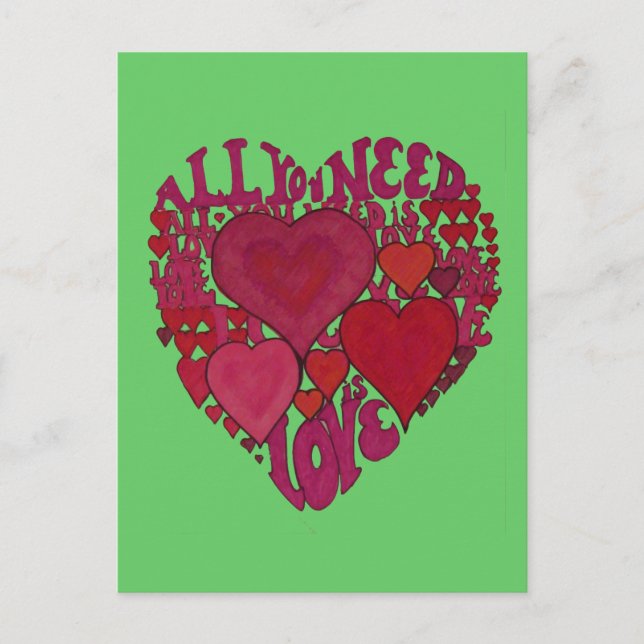 Cartão Postal De Anúncio salvar a data (Frente)