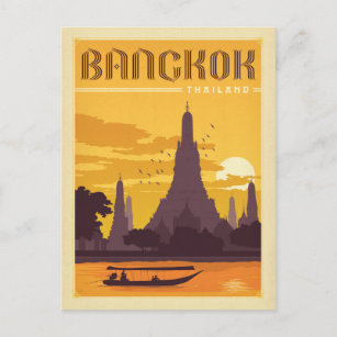 Cartão Postal De Anúncio Salvar a data   Banguecoque, Tailândia