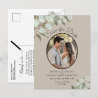 Salvar a Data de Casamento com Eucalipto e Foto em