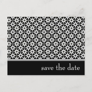 Cartão Postal De Anúncio salvar a data: elegante floral: