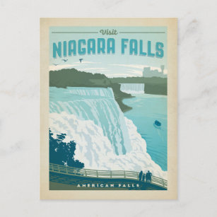 Cartão Postal De Anúncio Salvar a data   Niagara Falls, NY