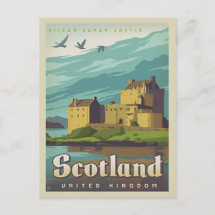Cartão Postal De Anúncio Salvar a data - Scotland