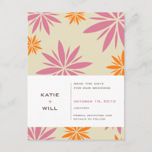 Cartão Postal De Anúncio SALVAR A DATA: vitalidade