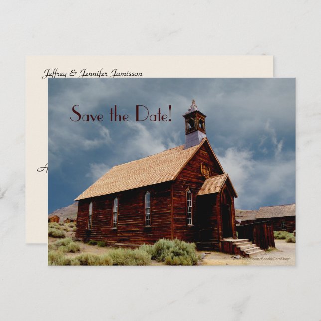 Cartão Postal De Anúncio Salvar a Parte 50 do Aniversário da Data (Frente/Verso)