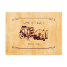 Salvar Data do Casamento Country Vintage Western