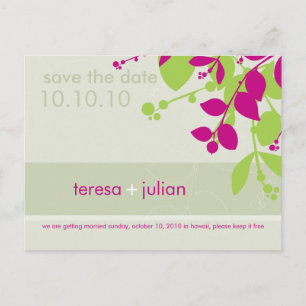 Cartão Postal De Anúncio SALVAR DATA :: nativo 4