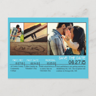 Cartão Postal De Anúncio Salvar o Cartão-postal de data