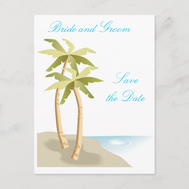 Cartão Postal De Anúncio Salvar o Cartão-postal de data (Frente)