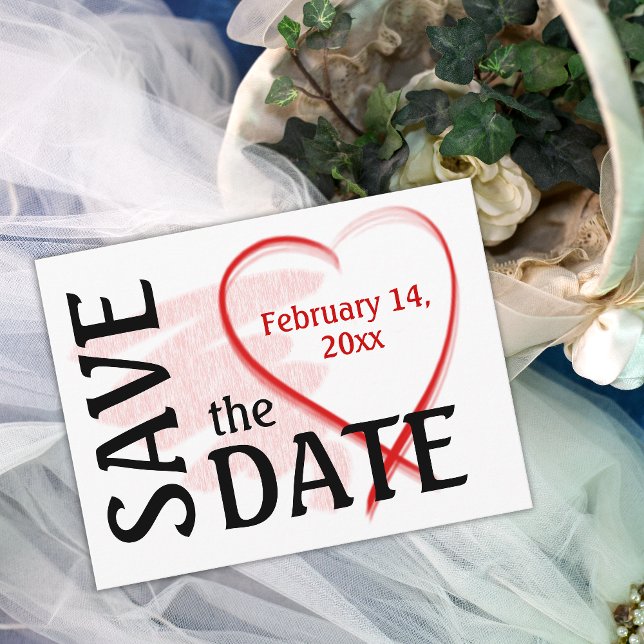 Cartão Postal De Anúncio Salvar o Cartão-postal de data (Save the Date postcard)