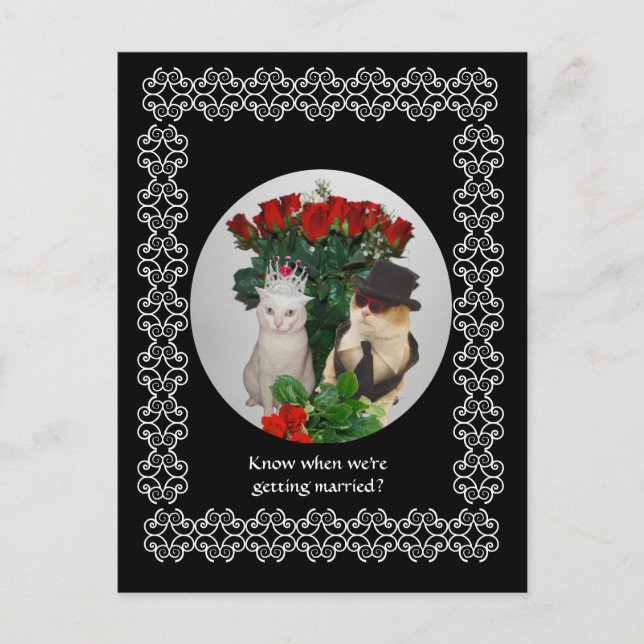 Cartão Postal De Anúncio Salve a Data! (Frente)