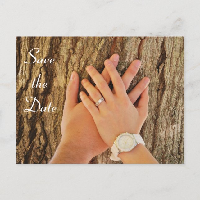 Cartão Postal De Anúncio Salve a Data (Frente)