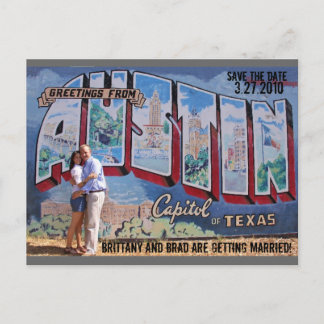 Cartão Postal De Anúncio Salve a Data