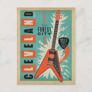 Cartão Postal De Anúncio Salve a Data   Cleveland, OH