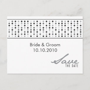 Cartão Postal De Anúncio Salve A Data - Pontos