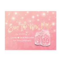 Salve a Nova Data Potes de Mason para Casamentos A