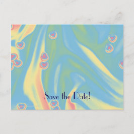 Cartão Postal De Anúncio Salve o Cartão-Postal de Celebração de Aniversário