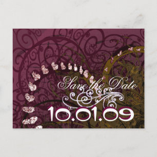 Cartão Postal De Anúncio Salve O Dia Corações Deep Purple -