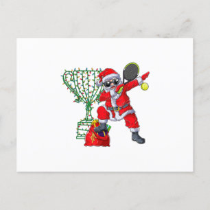 Cartão Postal De Anúncio santa dabbing tênis natal xmas presente homens