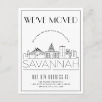 Savannah Modern Deco | Mudança de endereço