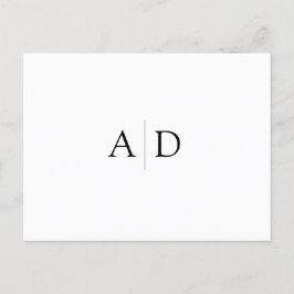 Cartão Postal De Anúncio Save the Date Card Customizable