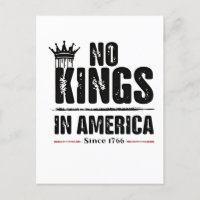 Sem Reis na América Anti-Trump Americana Patriótic