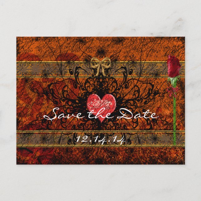 Cartão Postal De Anúncio Sépia Antiga Rosas Sob Ondas Calmantes (Frente)