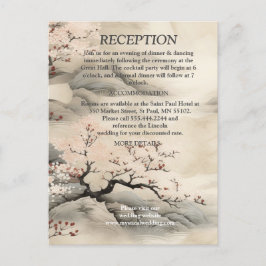 Cartão Postal De Anúncio Serena Tranquilidade tema Japonês Ikebana