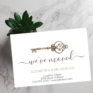 Cartão Postal De Anúncio Simplesmente Mudei de Endereço Nova Morada