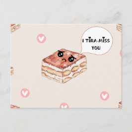 Cartão Postal De Anúncio Sinto saudades do cartão de saudades.