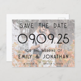 Cartão Postal De Anúncio Sobreposição de Fotografias Personalizadas Moderna