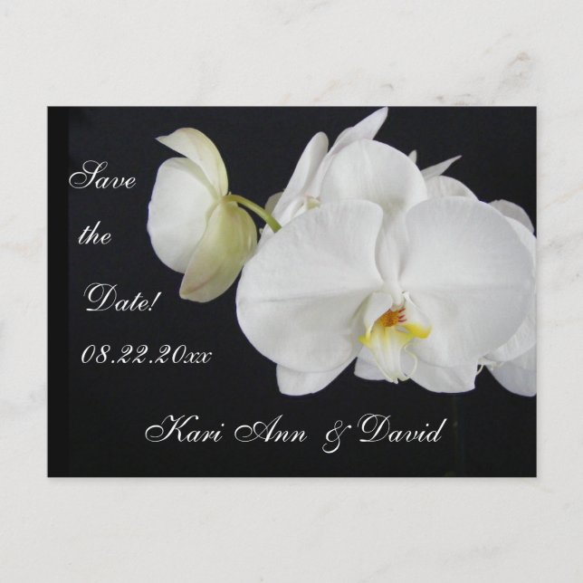 Cartão Postal De Anúncio Sonho de Orquídea (Frente)