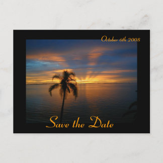 Cartão Postal De Anúncio Sunset