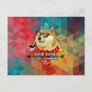 Cartão Postal De Anúncio Tal Graduação De Cães