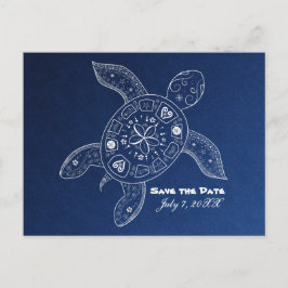 Cartão Postal De Anúncio Tartaruga Marinha Havaiana Praia Azul Branca Salva